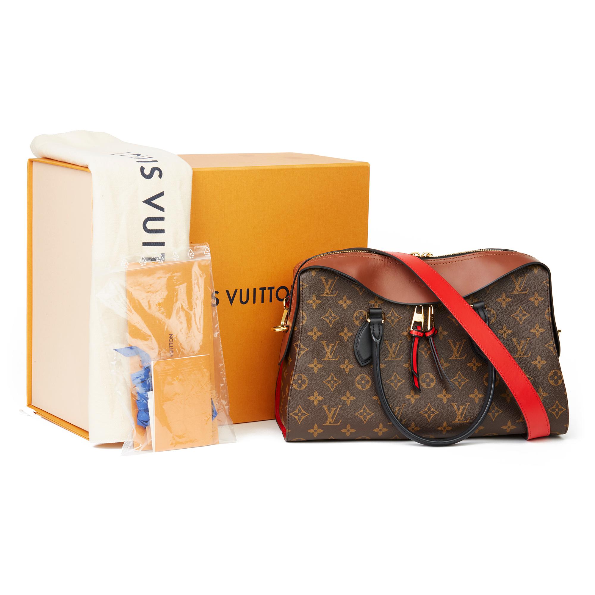 2018 Louis Vuitton Caramel, Kabuki Leather & Monogram Coated Canvas Tuileries 5