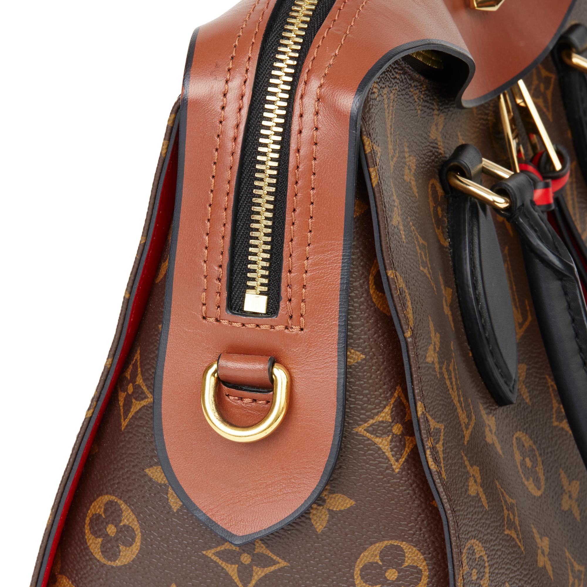 2018 Louis Vuitton Caramel, Kabuki Leather & Monogram Coated Canvas Tuileries 1