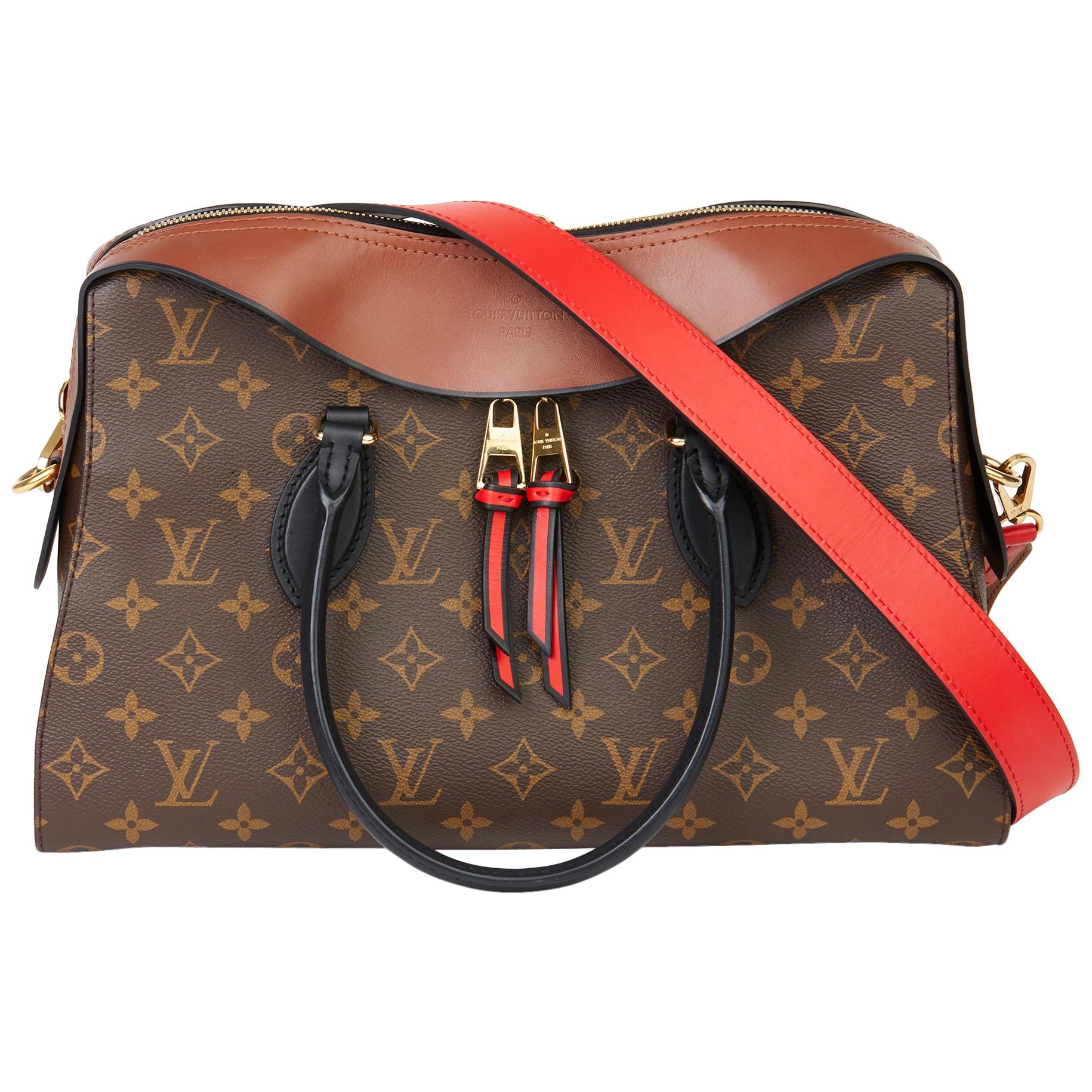 Louis Vuitton Caramel Leather and Beige Raffia Capucines MM For Sale at  1stDibs