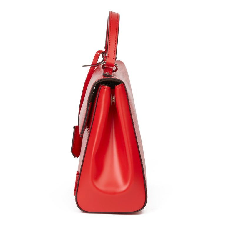 Néonoé leather handbag Louis Vuitton Red in Leather - 36689190