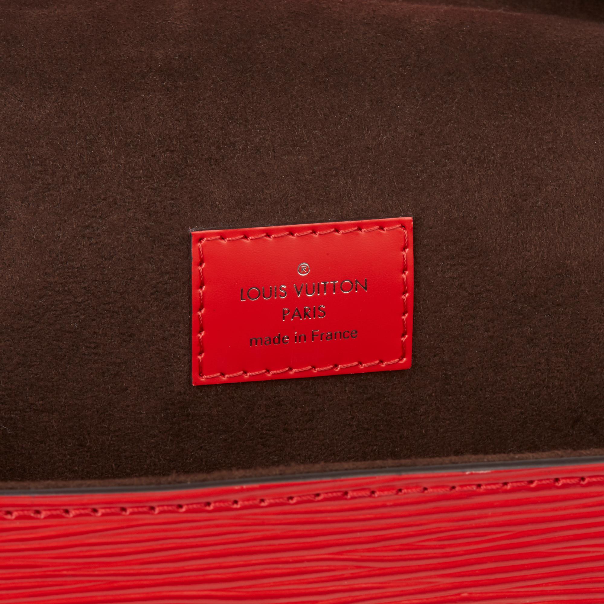 2018 Louis Vuitton Red Epi Leather Cluny BB 1
