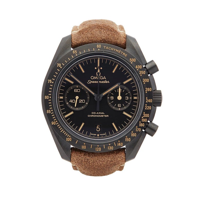 2018 Omega Speedmaster Dark Side Of the Moon Ceramic 31192445101006 Wristwatch at 1stDibs
