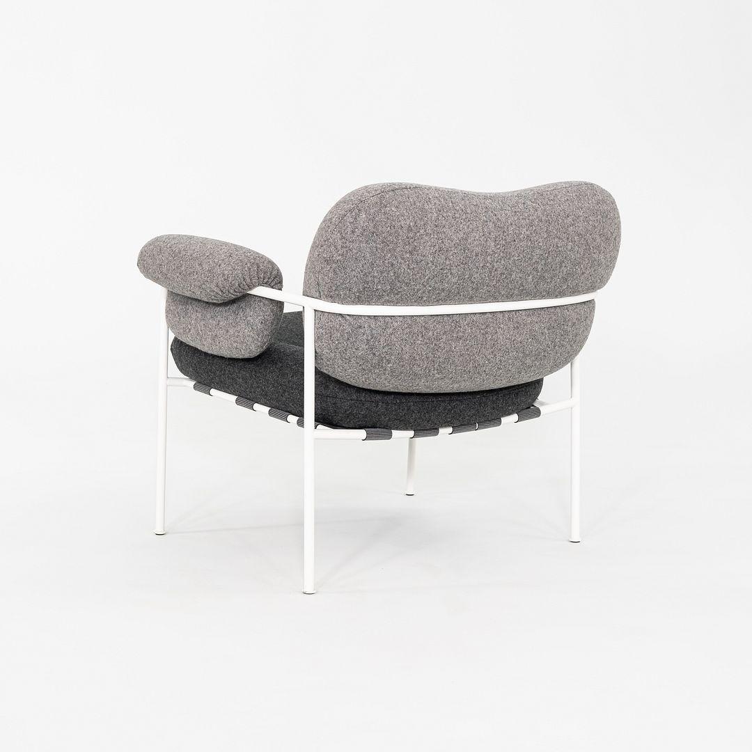 2018 Pareja de tumbonas Fogia Bollo de Andreas Engesvik en tejido gris en venta 2