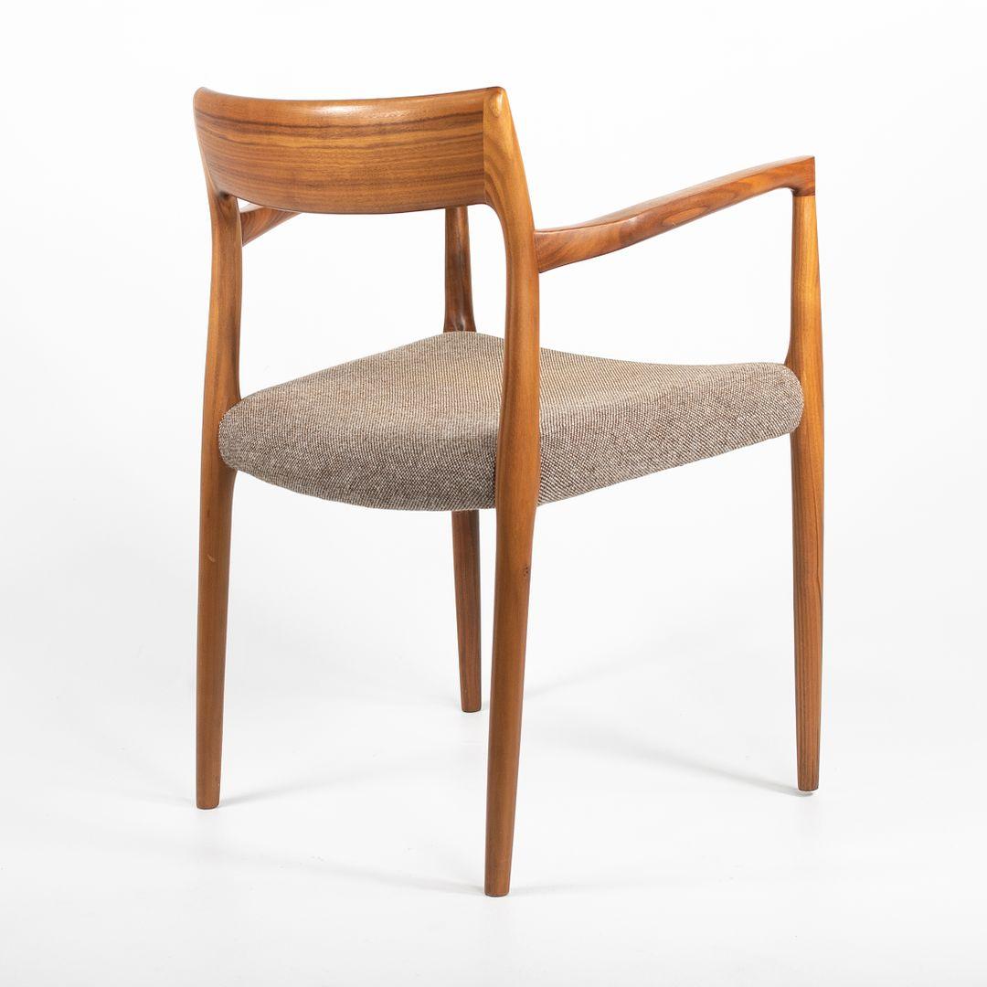 Modern 2018 Pair of Model 57 Armchairs in Walnut by Niels Otto Moller For Sale