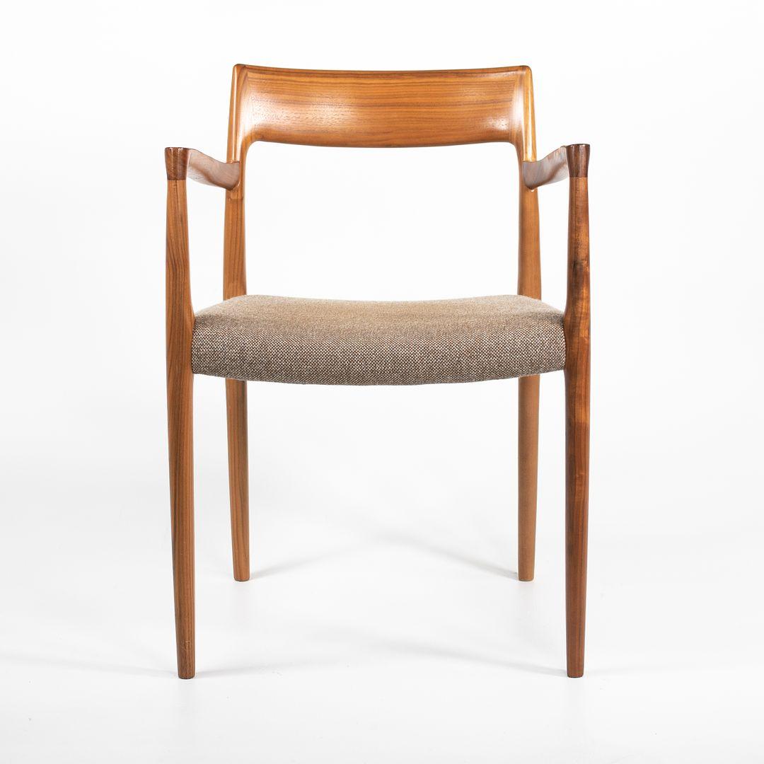 Danish 2018 Pair of Model 57 Armchairs in Walnut by Niels Otto Moller For Sale