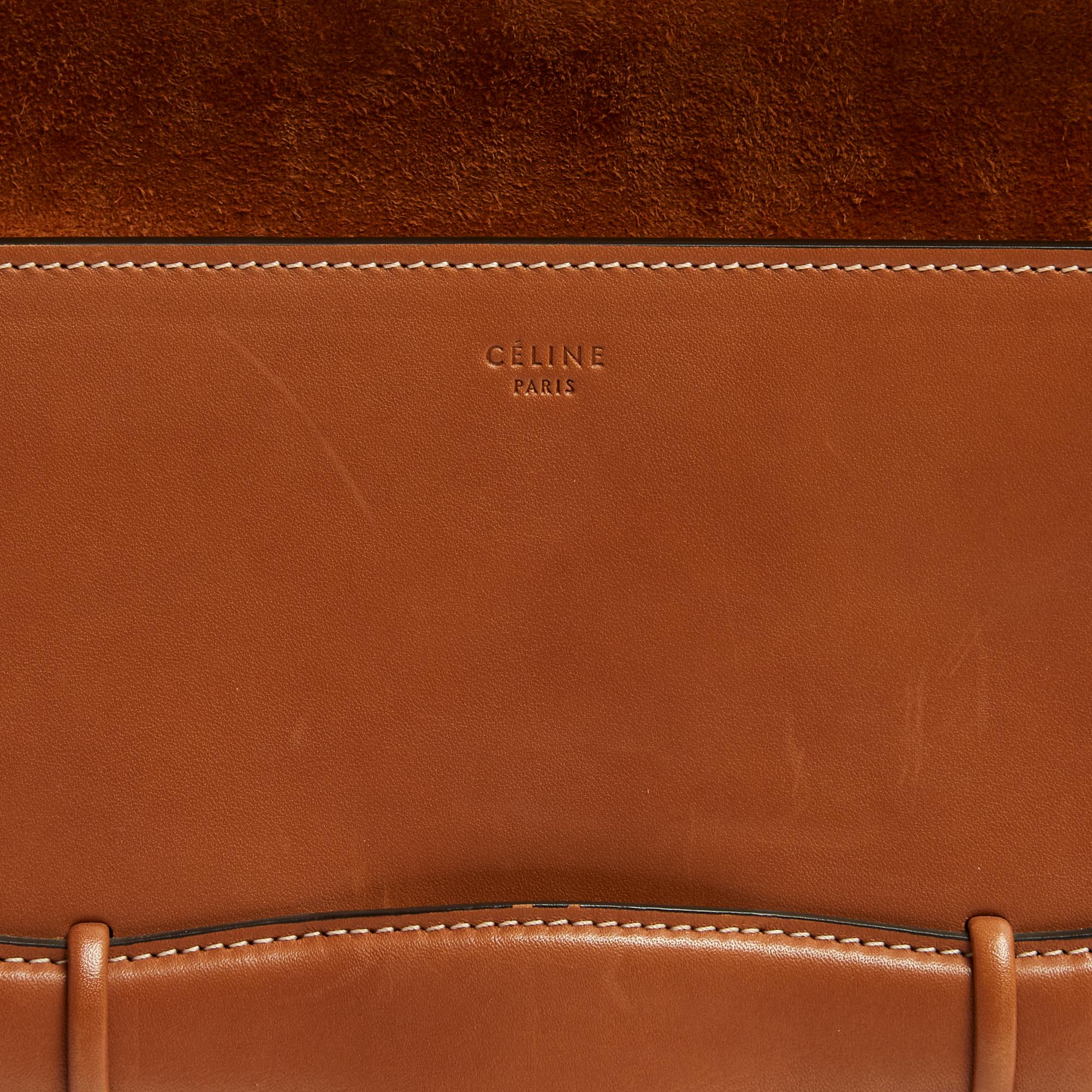 Women's or Men's 2018 Phoebe Philo Celine Symmetrical Bag natural leather For Sale