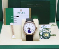 2018 Rolex Cellini Moonphase 50535 18 Karat Gold Box and Papers like New Mint