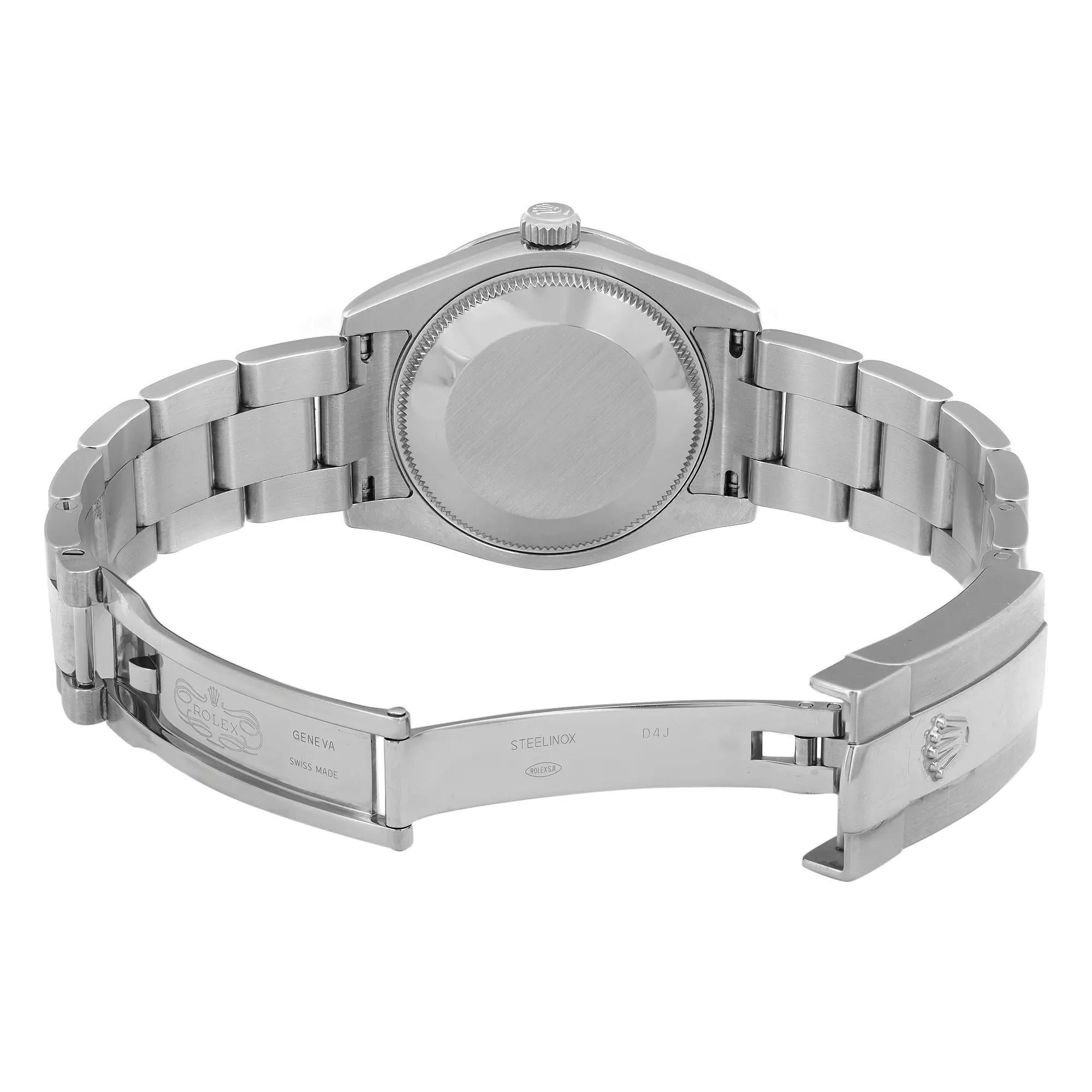 2018 Rolex Datejust 31 18K White Gold Silver Jubilee Diamond Dial Watch 178344 2