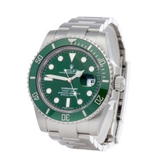2018 Rolex Submariner Hulk Stainless Steel 116610LV Wristwatch
