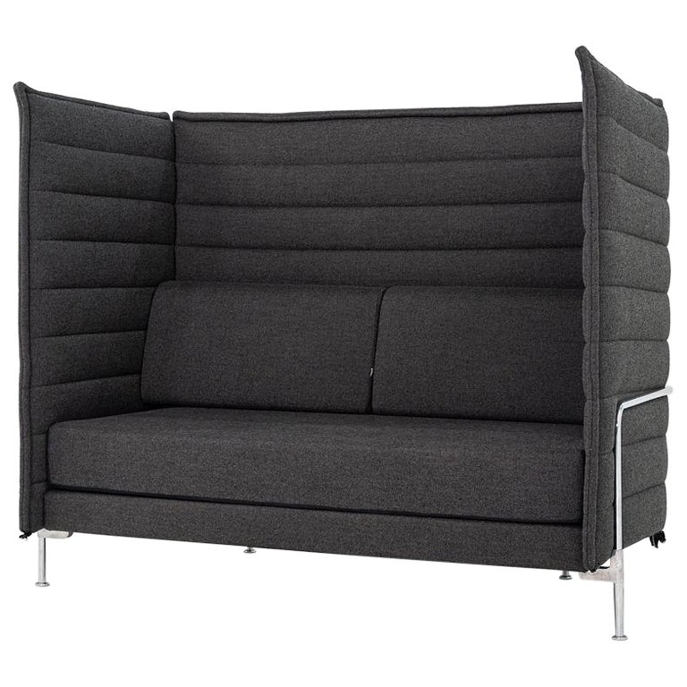 2018 Ronan & Erwan Bouroullec for Vitra Alcove Two Seater Sofa in Grey Fabric