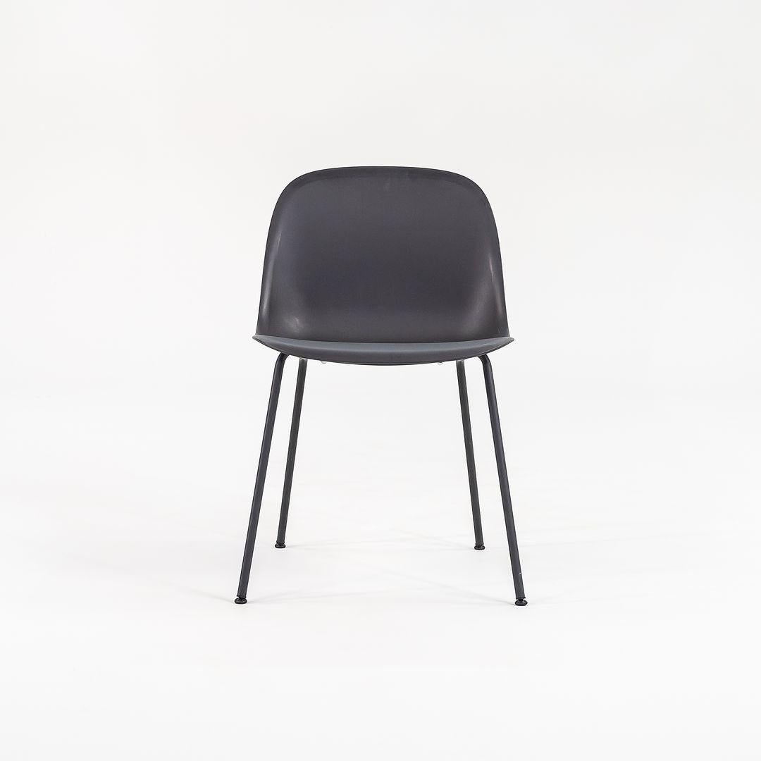 2018 Ensemble de treize chaises d'appoint en fibre de Muuto par Iskos-Berlin Structure en acier noir en vente 5