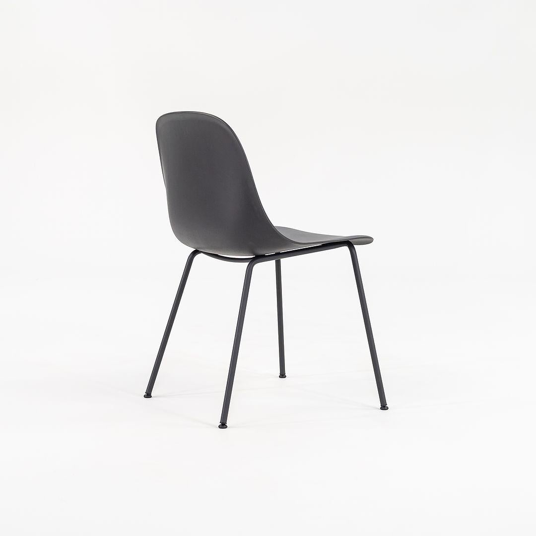 2018 Ensemble de treize chaises d'appoint en fibre de Muuto par Iskos-Berlin Structure en acier noir en vente 2