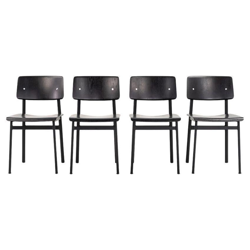 2018 Thomas Bentzen for Muuto Loft Dining Chair in Black 13x Disponible