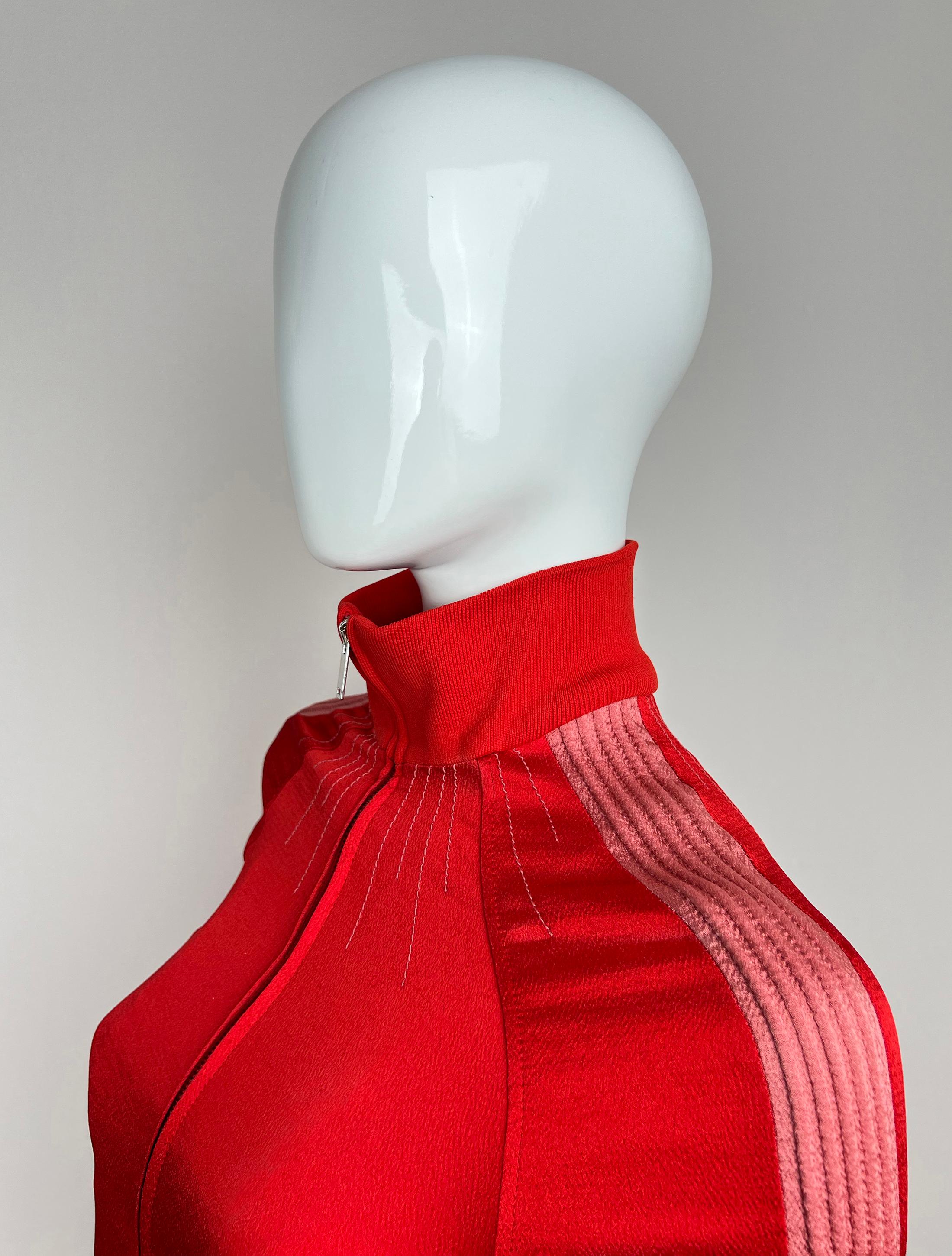 2018 Valentino Garavani textured trim tracksuit zip jacket For Sale 15