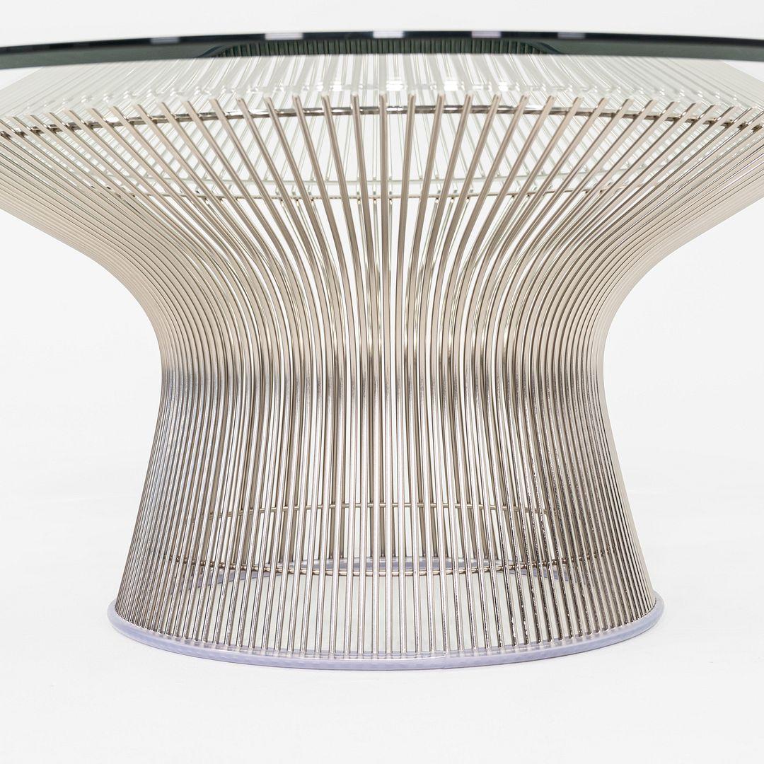 2018 Warren Platner for Knoll Table basse avec plateau en verre 42