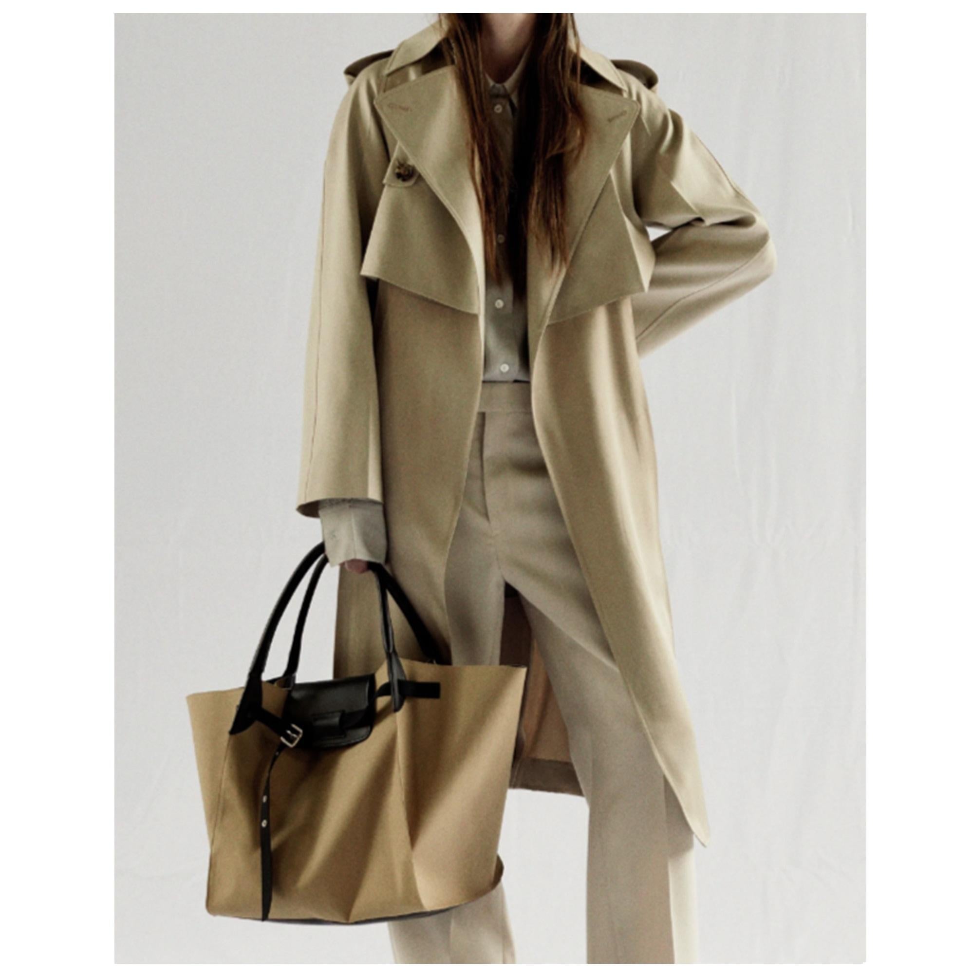 2018C Celine by Phoebe Philo drak grey leather Big Bag M  For Sale 1