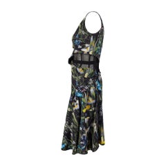 2019 Alexander McQueen Runway Documented Floral Corset Dress