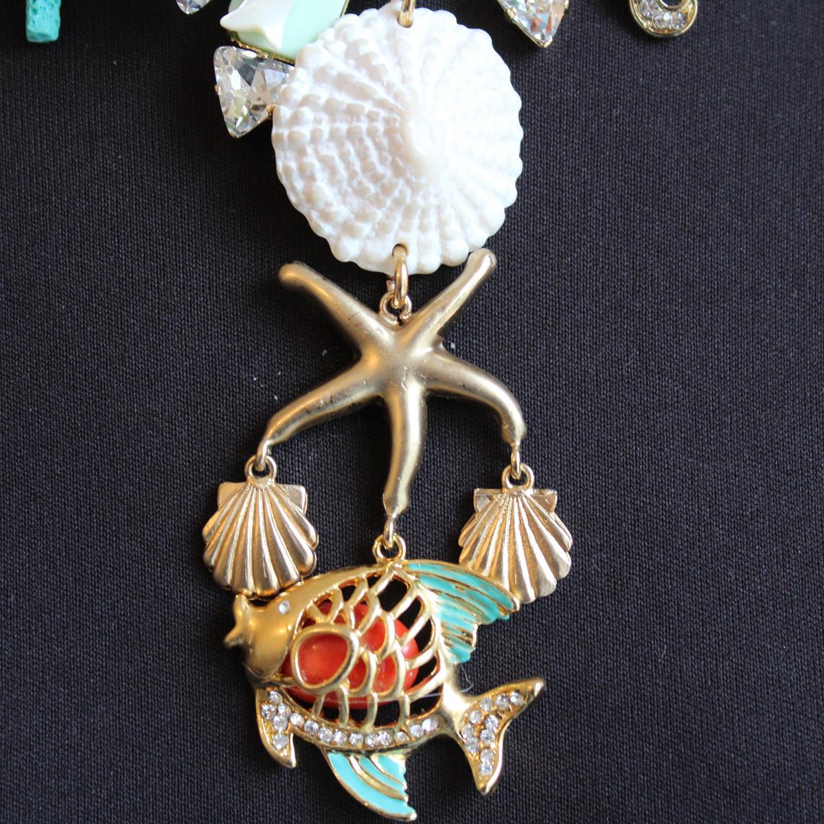 2019 Carlo Zini Sea Necklace In New Condition For Sale In Gazzaniga (BG), IT