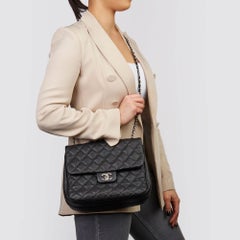 2019 Chanel Black Quilted Caviar Leather Urban Companion Flap Bag