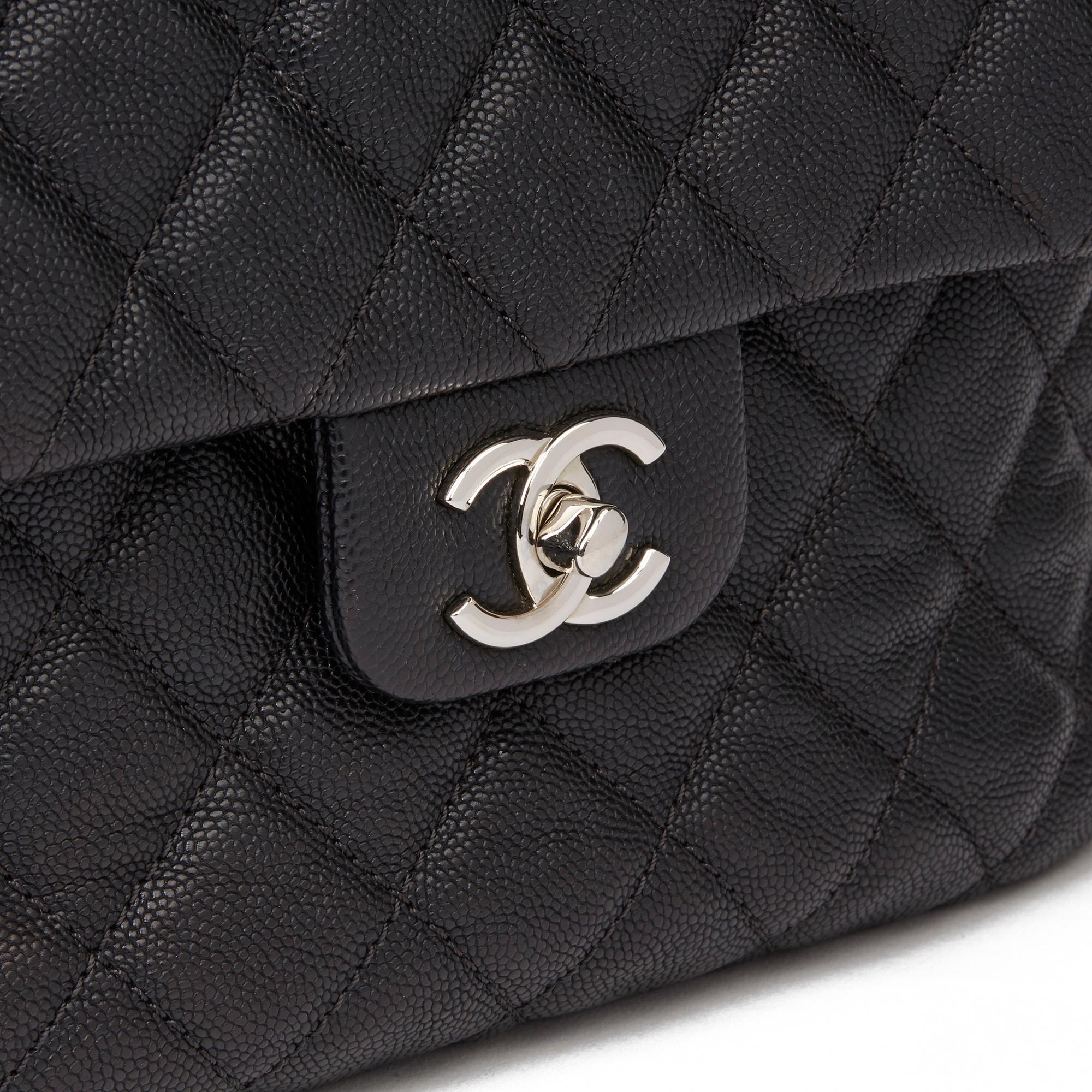 2019 Chanel Black Quilted Caviar Leather Urban Companion Flap Bag   2