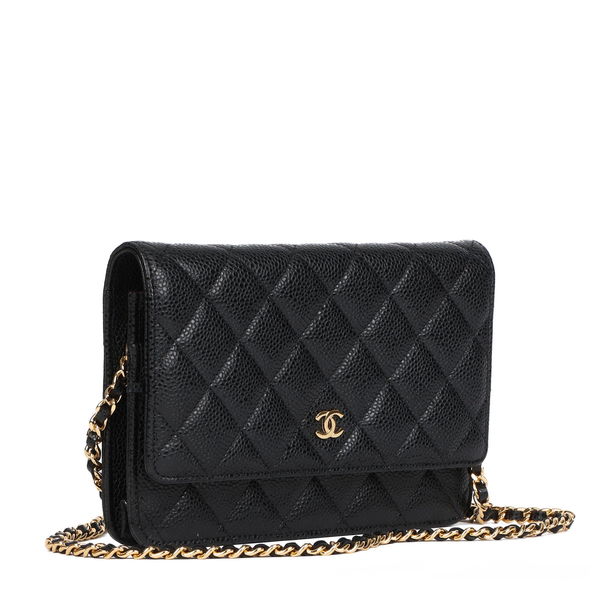 CHANEL
Black Quilted Caviar Leather Wallet-on-Chain WOC

Xupes Reference: CB443
Serial Number: 26899648
Age (Circa): 2019
Accompanied By: Chanel Dust Bag, Box, Authenticity Card, Tag
Authenticity Details: Authenticity Card, Serial Sticker (Made in