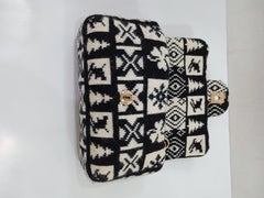 2019 Chanel Coco Neige Cashmere Knit Mini Rectangle Flap Bag