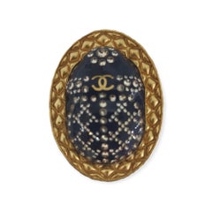 2019 Chanel Egypt collection beetle brooch