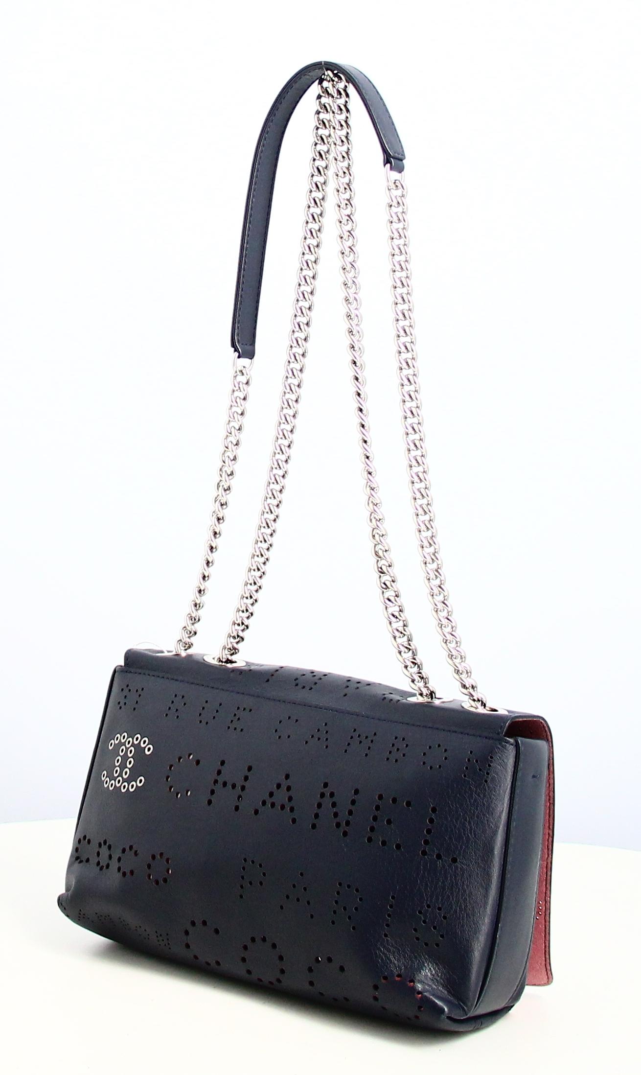 Women's 2019 Chanel Eyelet Flap Handbag