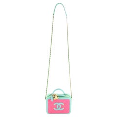 2019 Chanel Handbag Small Caviar CC Filigree Vanity Bag