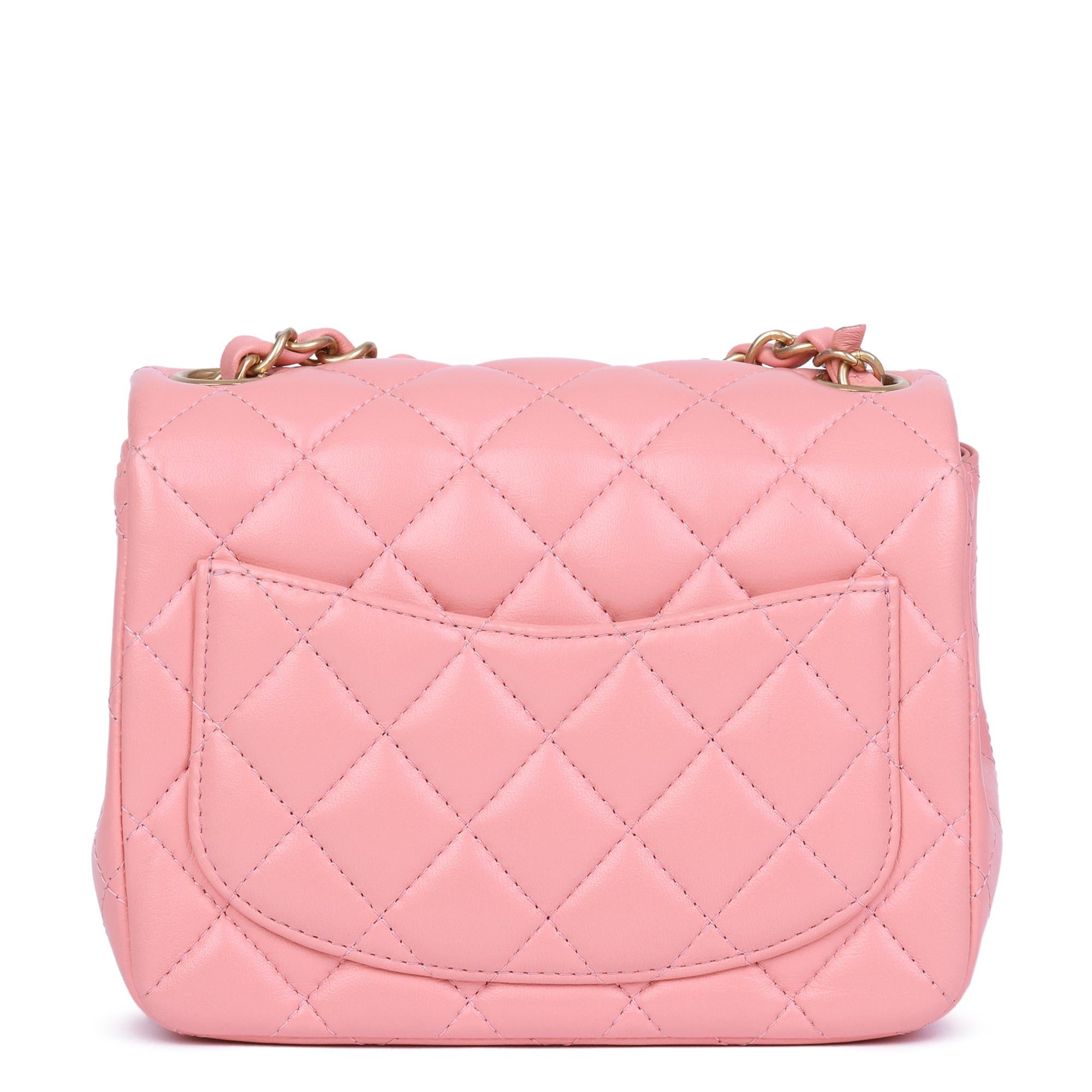 2019 Chanel Pink Quilted Lambskin Leather Mini Flap Bag at 1stDibs ...
