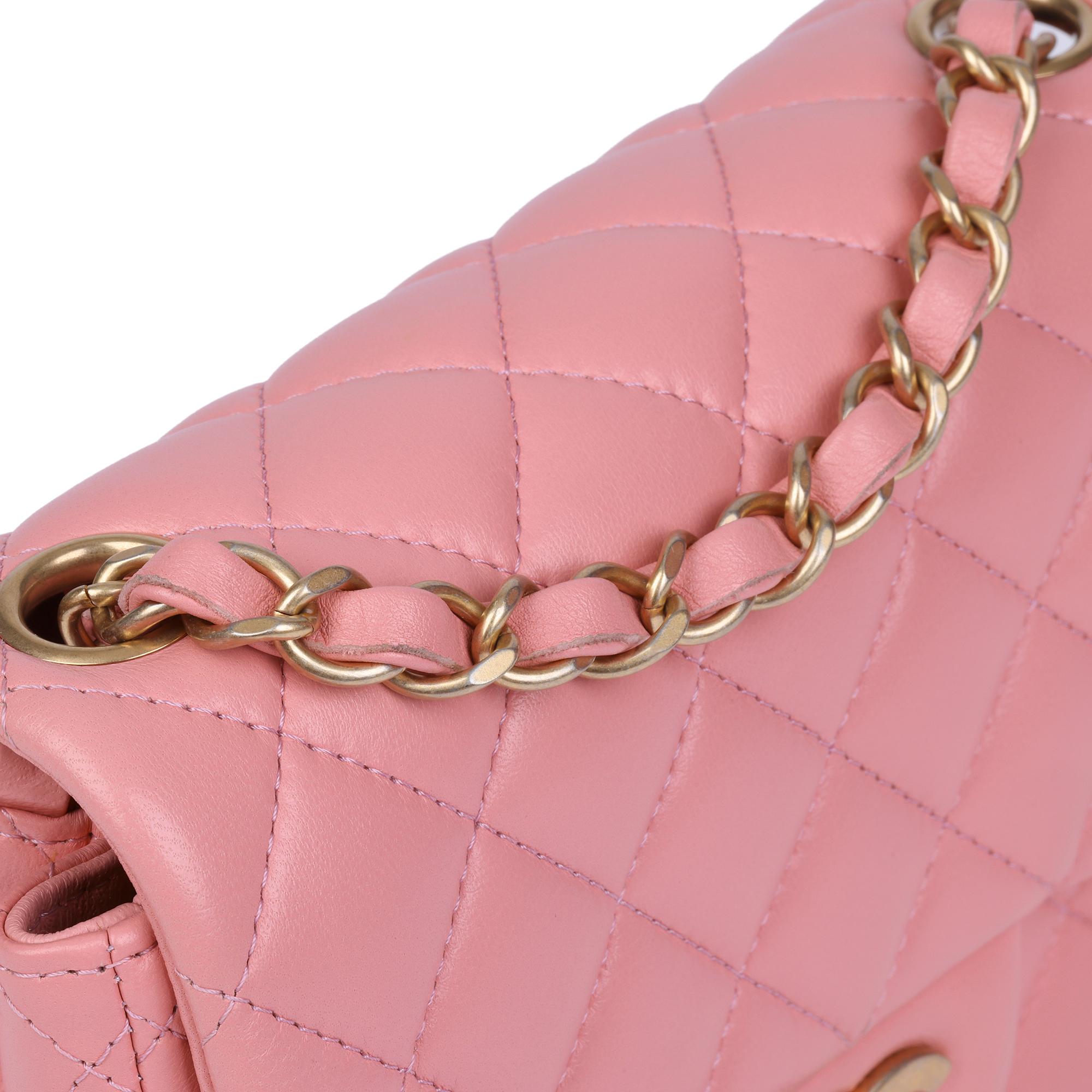 2019 Chanel Pink Quilted Lambskin Leather Mini Flap Bag at 1stDibs ...