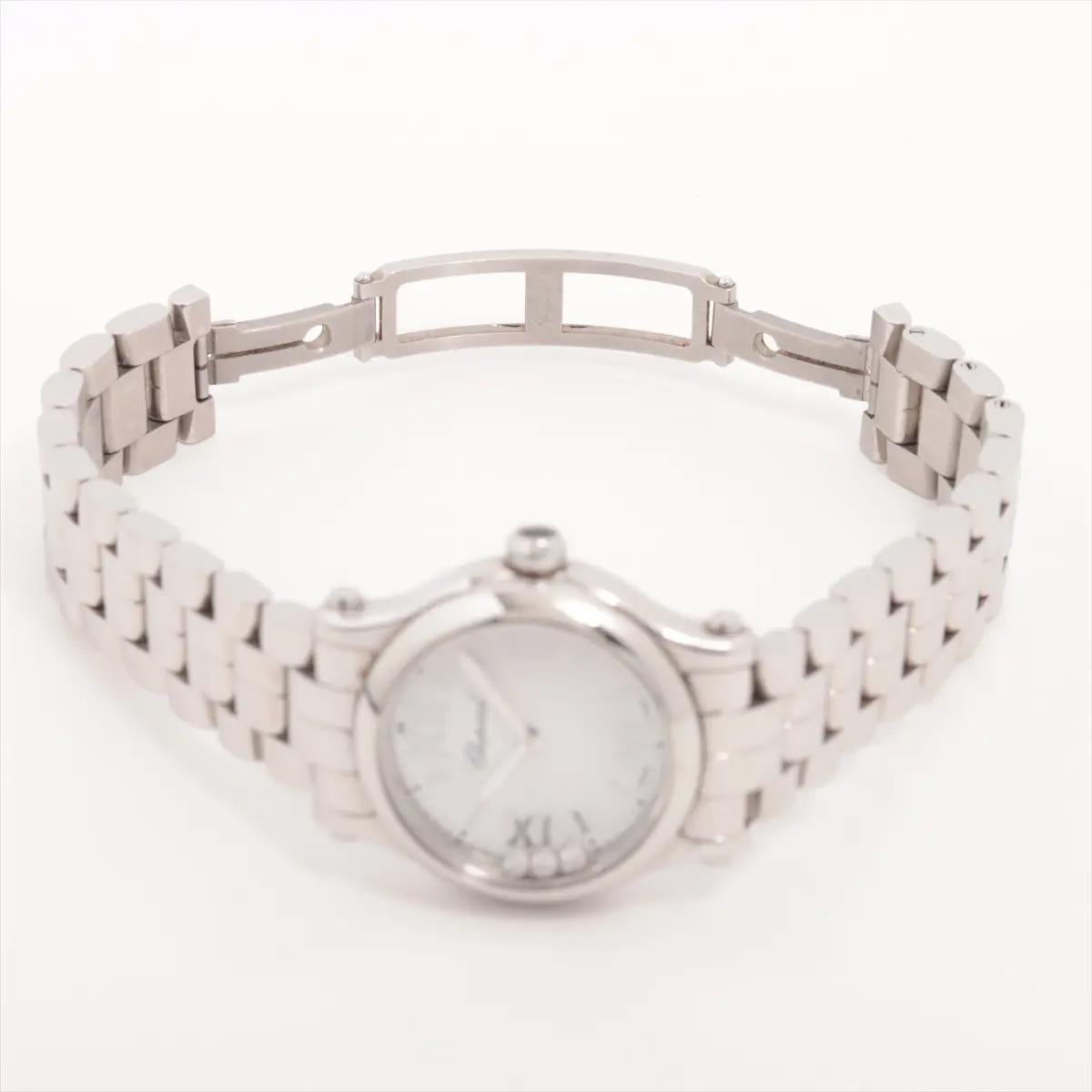 2019 Chopard Happy Sport 278590-3002 Quartz Cadran blanc 3 diamants Papiers en vente 6