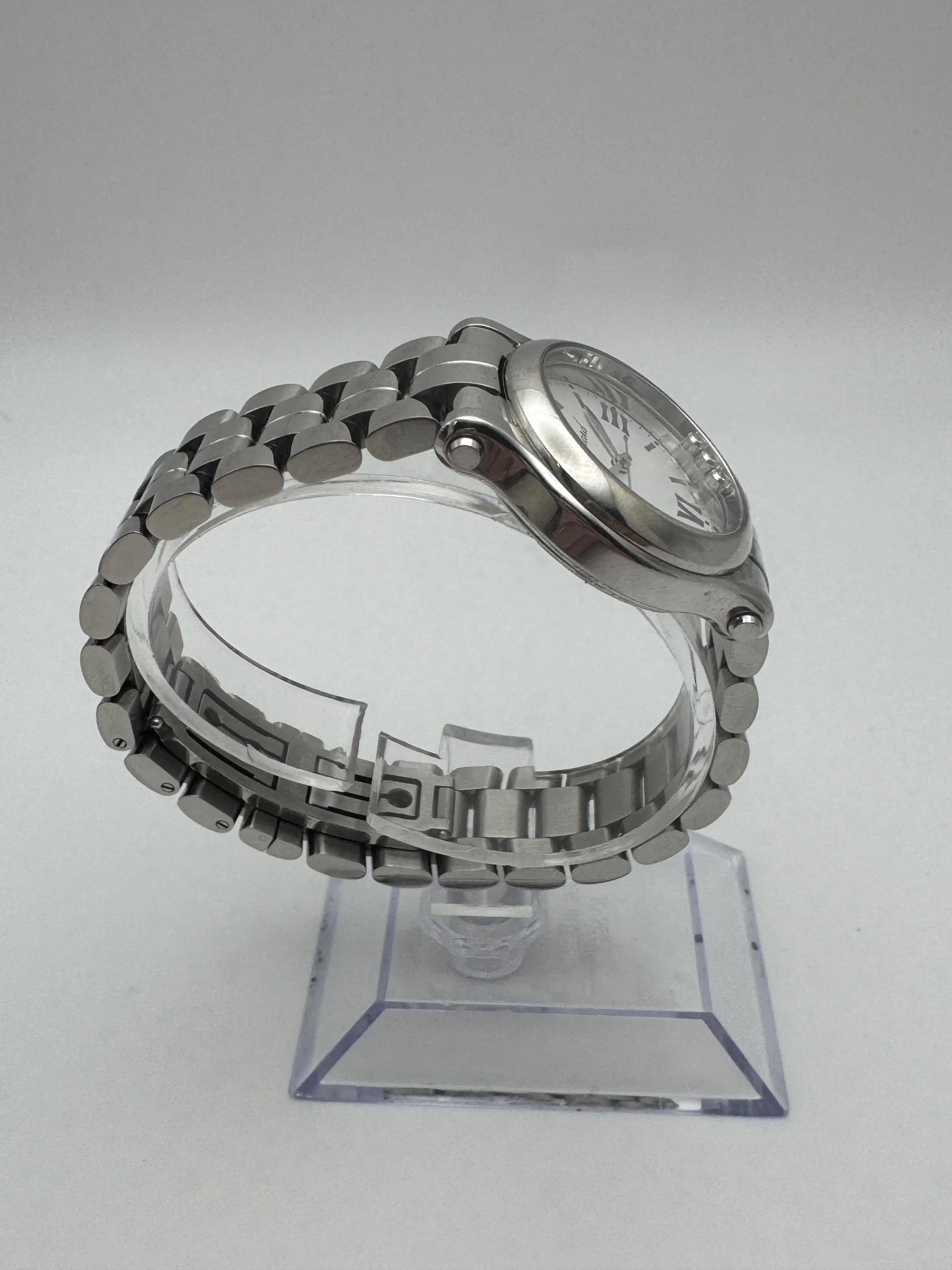 2019 Chopard Happy Sport 278590-3002 Quartz Cadran blanc 3 diamants Papiers en vente 2