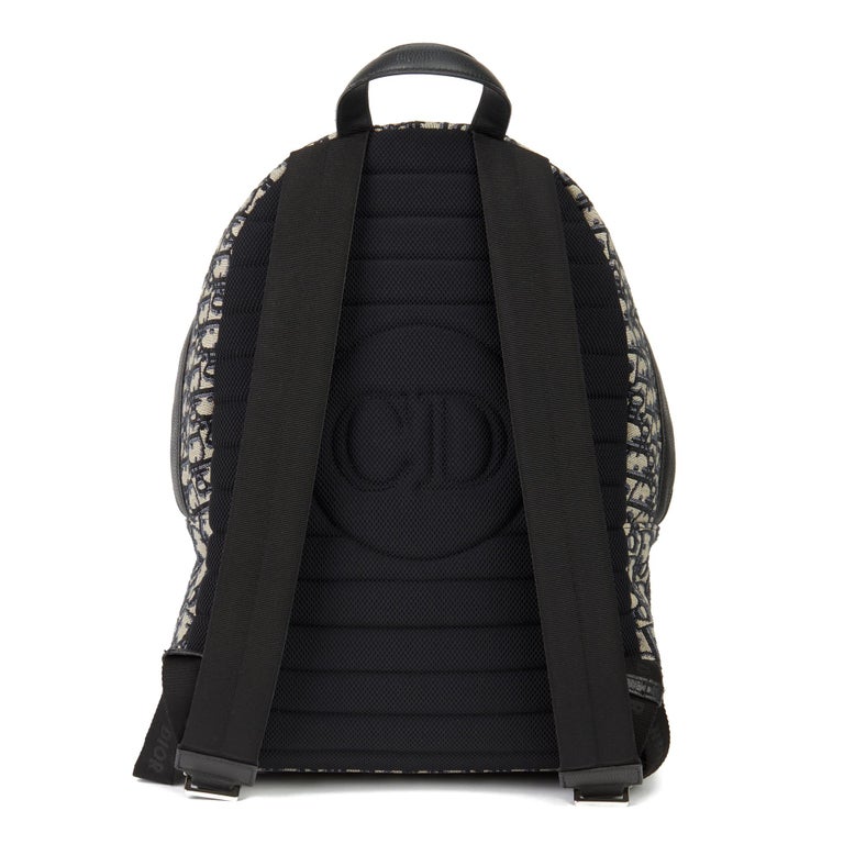 2019 Christian Dior Black Monogram Canvas Oblique Backpack at 1stDibs