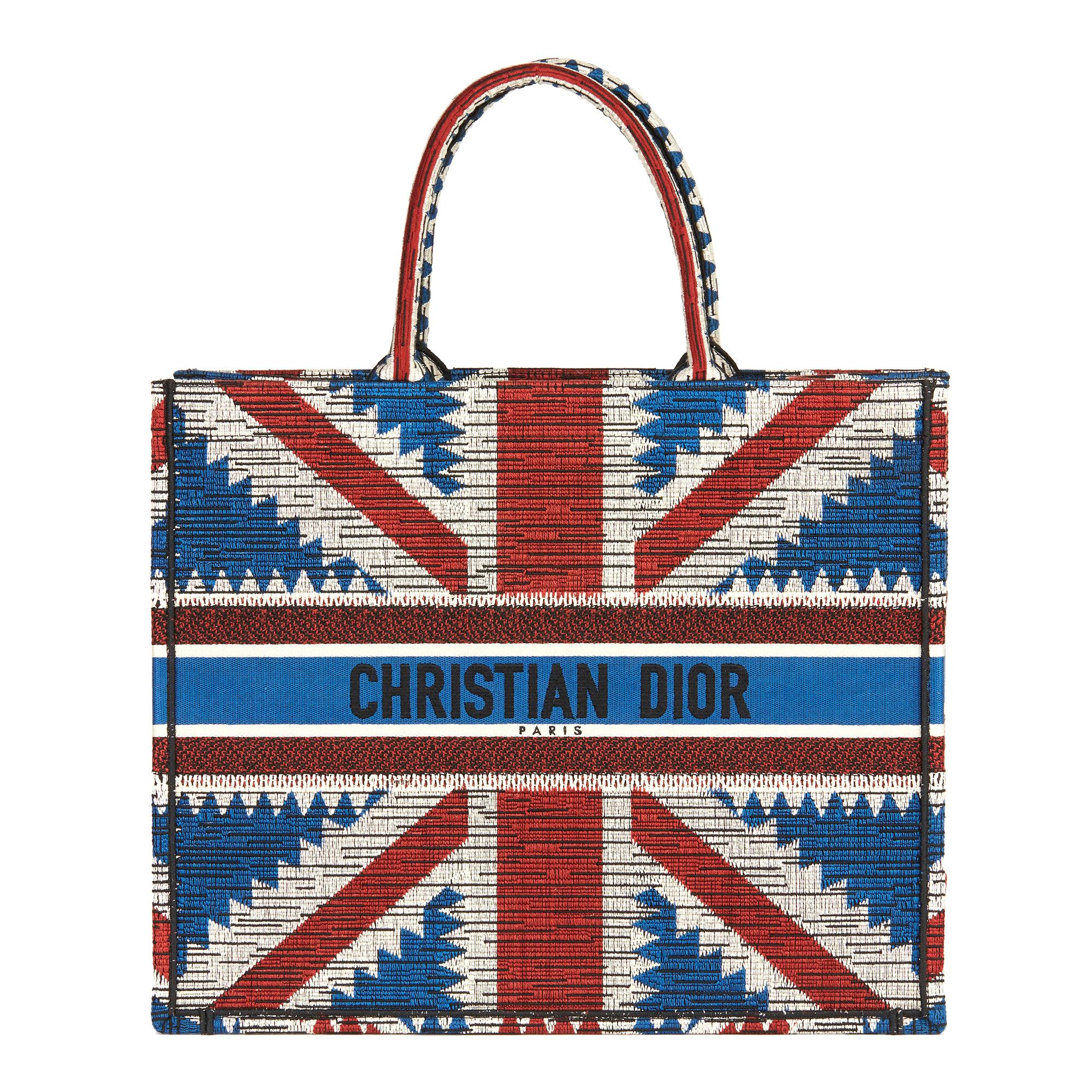 dior tote bag blue