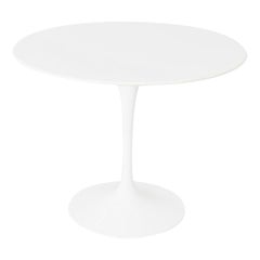 2019 Eero Saarinen for Knoll Tulip Dining Table in White Laminate 36"