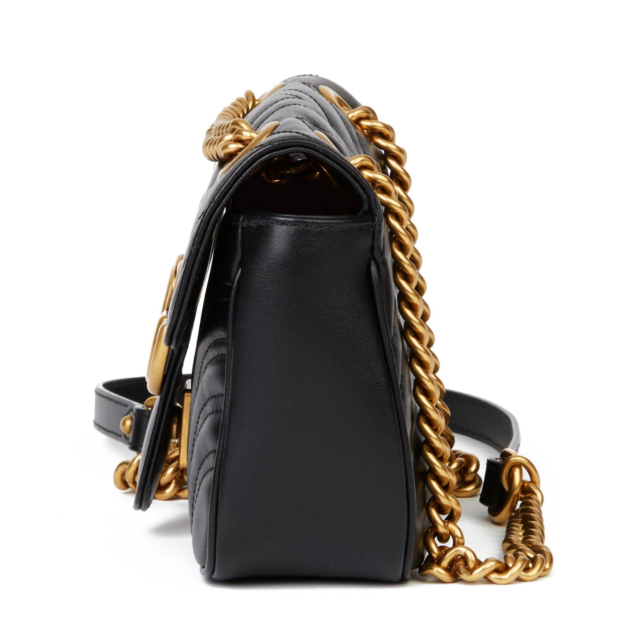 black quilted gucci bag