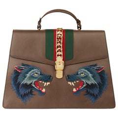 Brown Top Handle Bags