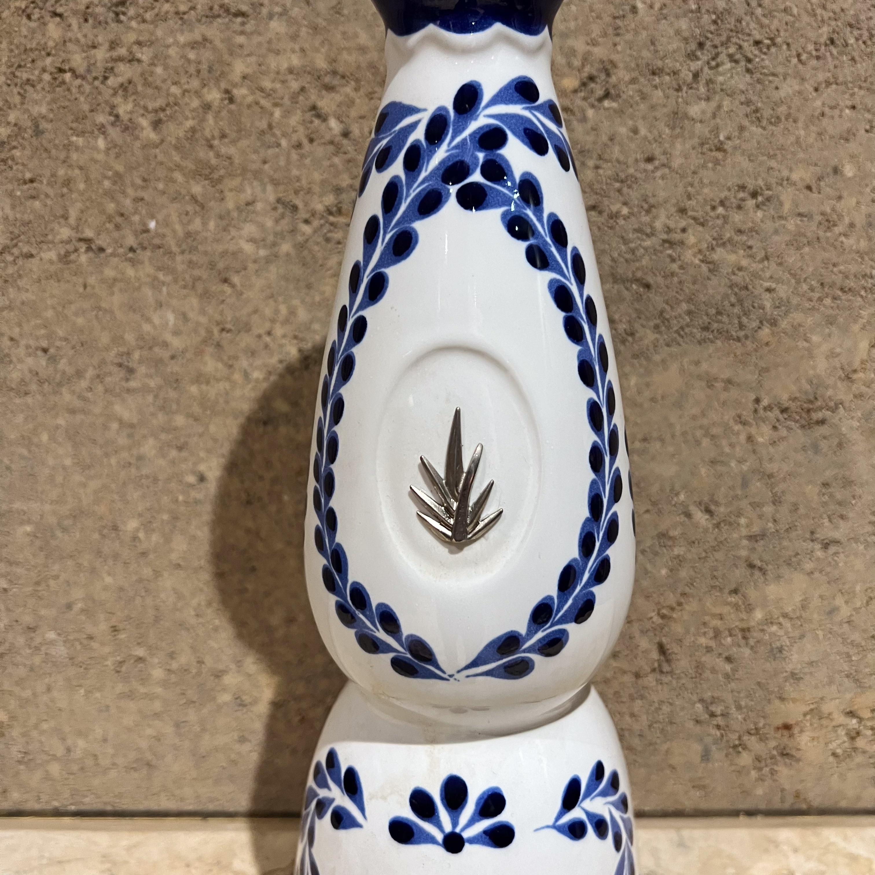Mexican 2019 Hand Painted Ceramic Tequila Bottle Clase Azul Reposado