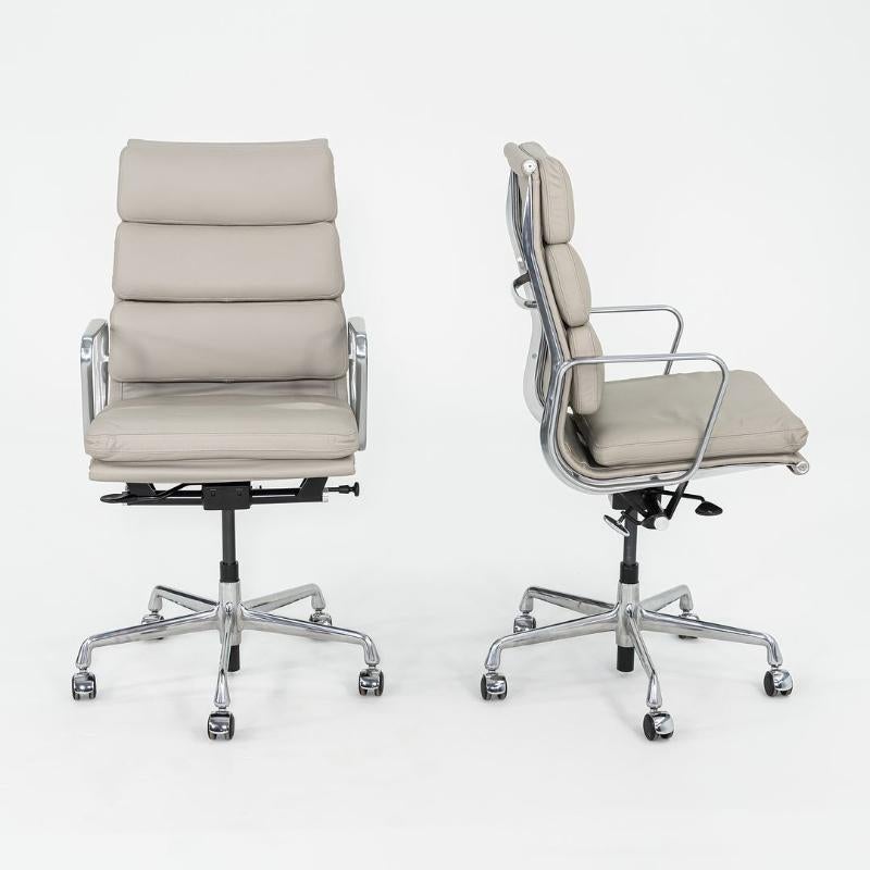 2019 Herman Miller Eames Soft Pad Executive-Schreibtischstuhl aus Leder mitneumatic im Angebot 5
