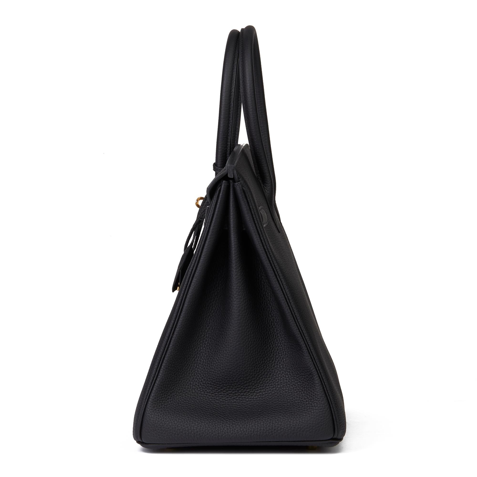 2019 Hermès Black Togo Leather Birkin 35cm In New Condition In Bishop's Stortford, Hertfordshire