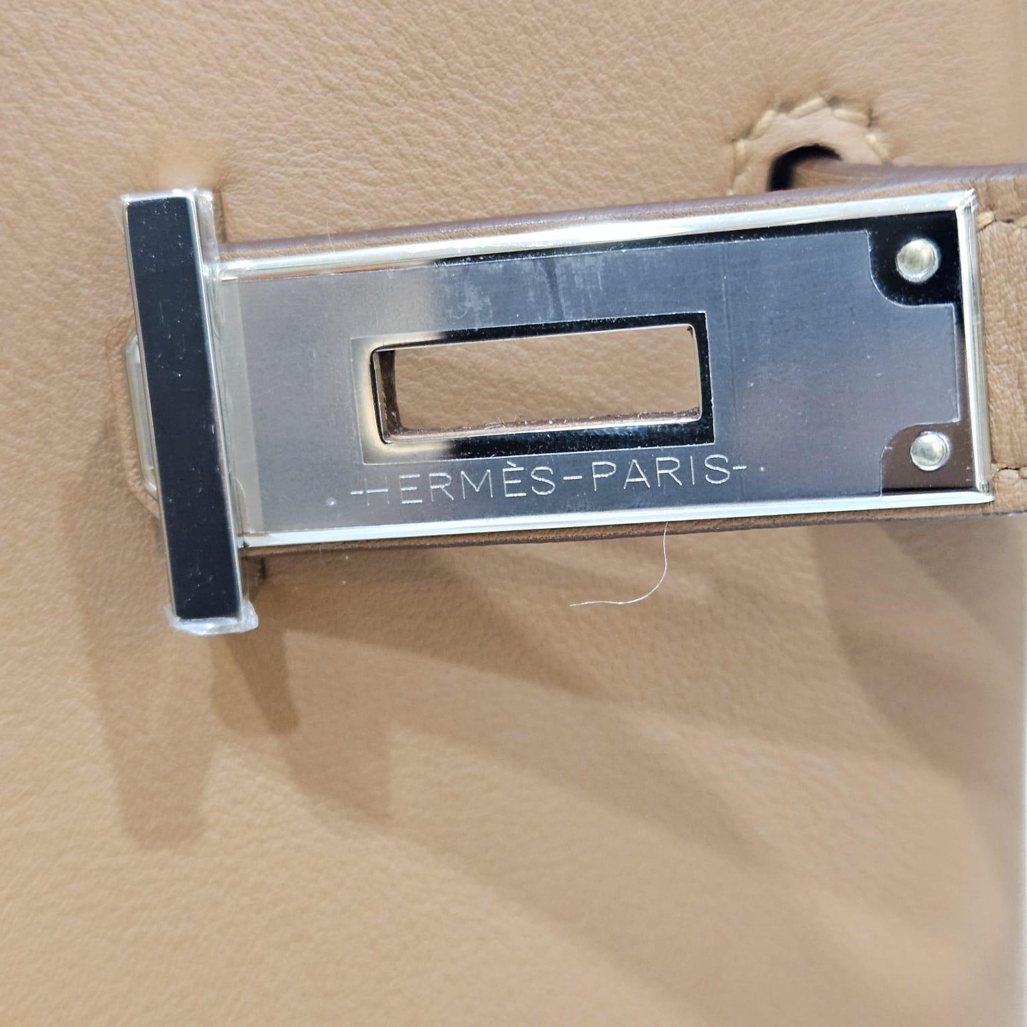 2019 Hermes Gold Swift Birkin 30 Tressage Bag For Sale 6