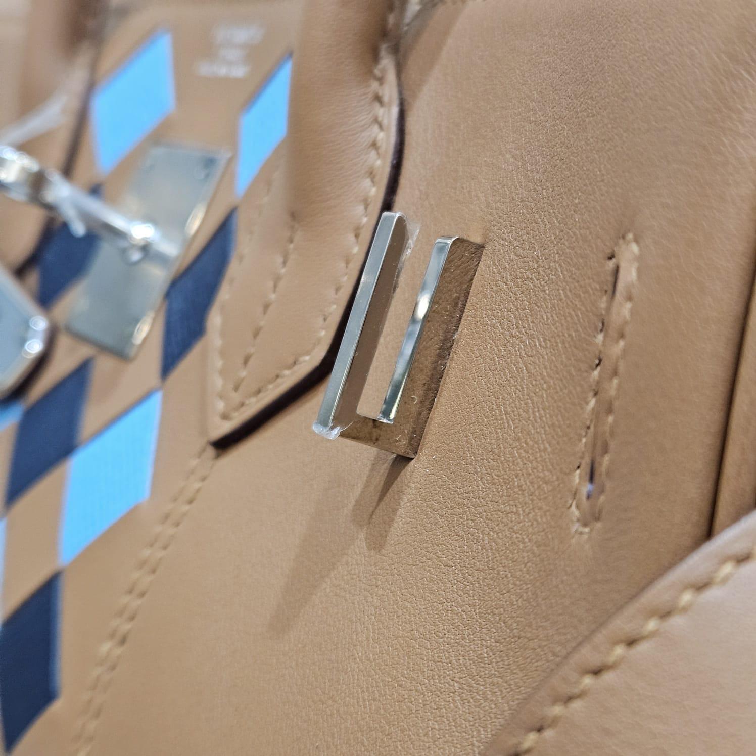 2019 Hermes Gold Swift Birkin 30 Tressage Bag For Sale 10