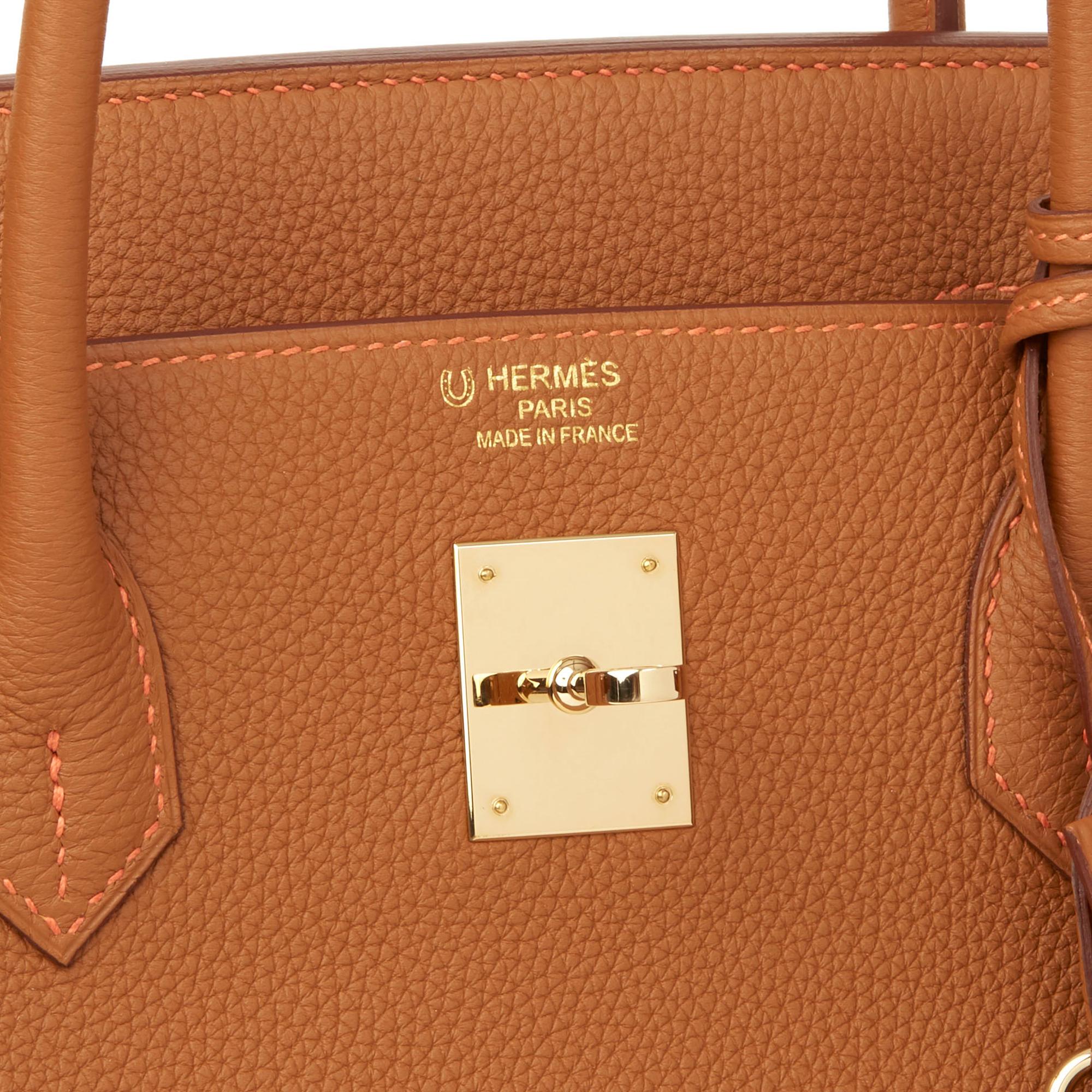 2019 Hermès Gold Togo Leather Special Order Birkin 40cm 3