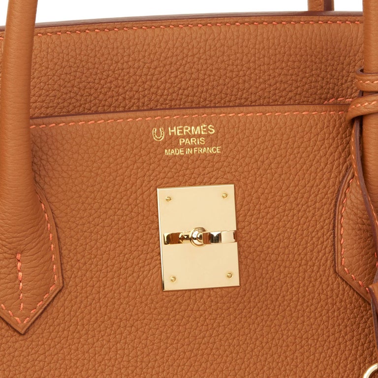 2019 Hermès Gold Togo Leather Special Order Birkin 40cm at 1stDibs