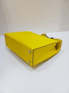 2019 Hermes Lime Epsom Verrou 21 Bag