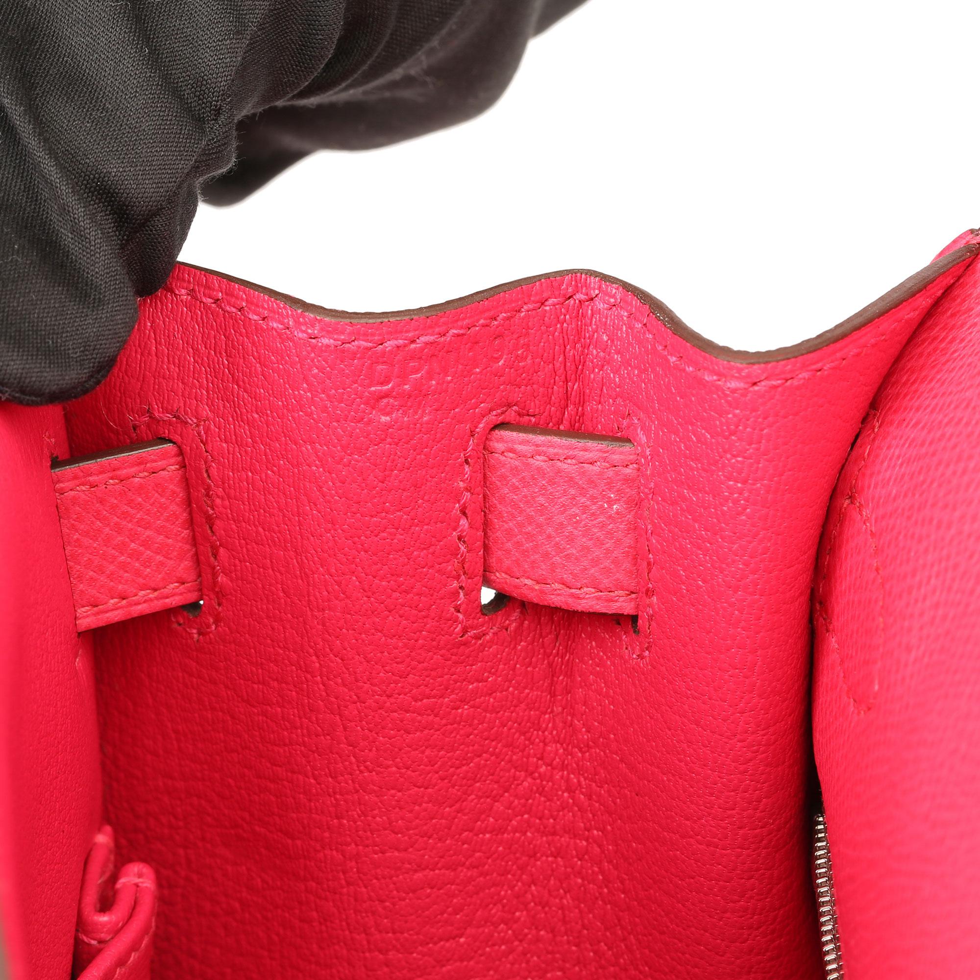 2019 Hermes Rose Extreme Epsom Leather Kelly 28cm Sellier  3