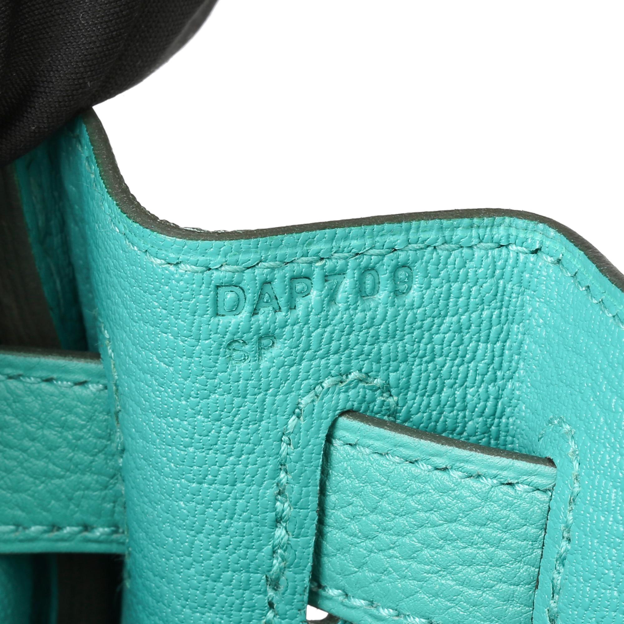 2019 Hermes Vert Verone Togo Leder Kelly 28cm Sellier 3