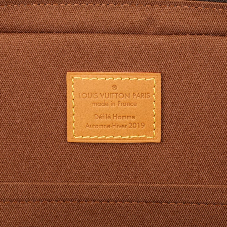 Louis Vuitton Monogram Tuftage Soft Trunk Clutch M45061 Men's Clutch  Bag Brown