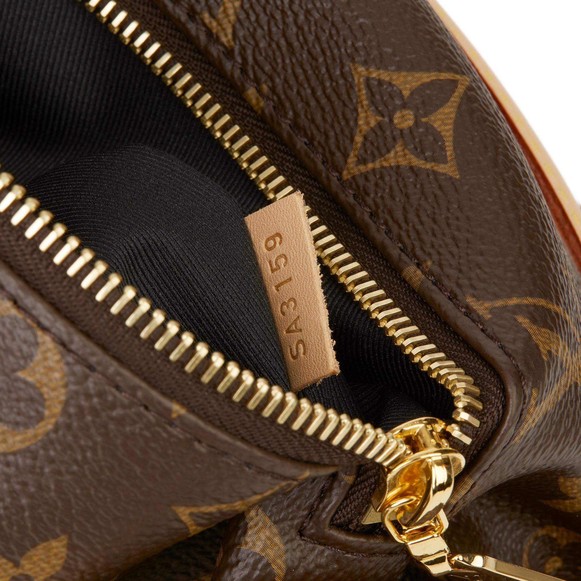 2019 Louis Vuitton Brown Monogram Coated Canvas Bum Bag 5